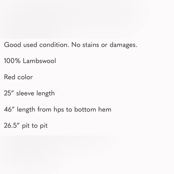 Beautiful Red Vintage-style Coat out of wonderful soft wool, made in Italy - Picture 12 of 12